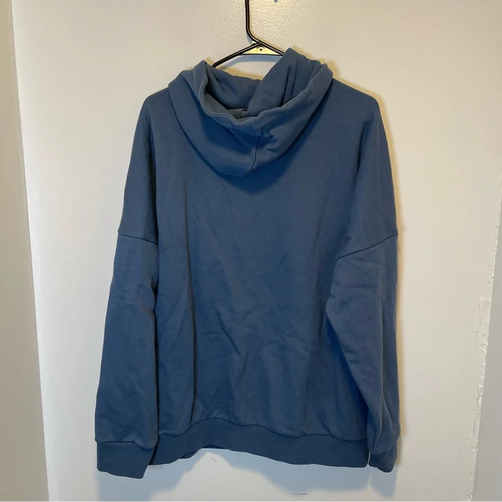 Adidas blue and black sweatshirt‎ hoodie men's size medium